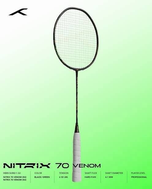 Nitrix 70 venom badminton racket Nitrix 70 venom badminton racket